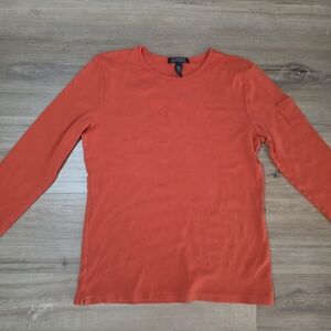 Ralph Lauren Orange Cotton Top